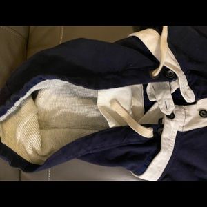 Big and Tall Thermal Polo Ski Rugby with Hood